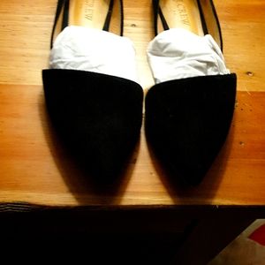 J Crew womens flats black